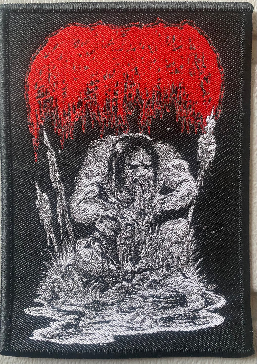 Abraded “Caveman” woven patch