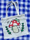 Mushroom Frog Tote Bag (zipper preorder open now)