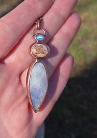 Image 7 of Electroformed Jelly opal necklace 12