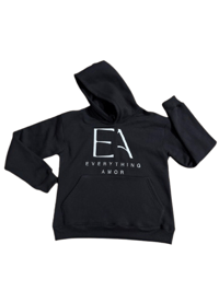 Everything Amor Black&White pullover Hoodie 