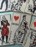 Ancien Jeu de 32 cartes de divination, David, 1892! Complet! 