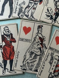 Image 6 of Ancien Jeu de 32 cartes de divination, David, 1892! Complet! 