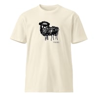 Image 1 of N8NOFACE Black Sheep Drawing by N8 Unisex premium t-shirt (+ more colors)