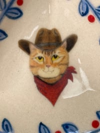 Image 4 of Cowboy Hat, Cat Trinket Dish 