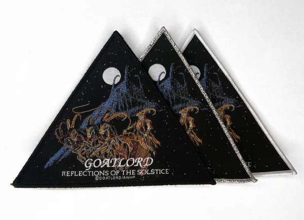 Image of Goatlord- Reflections Of The Solstice Woven Patch