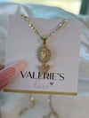Hanging Butterfly Virgencita Necklace