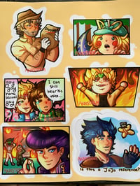 Image 1 of Jojo Meme Sticker SHEET 