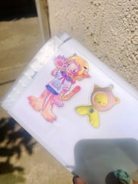 Image 2 of meowgi transparent sticker