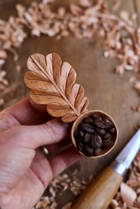 Image 8 of Oak Leaf ~ Coffee Scoop 