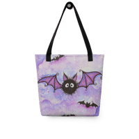 Image 1 of ‘Soot Bat’ Tote Bag