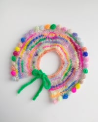 Image 1 of Sofie and Iris Scrap Mohair Bubble Collar - Custom Order