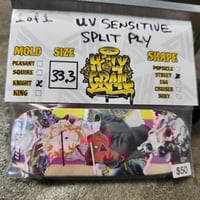 Image 1 of UV Sensitive Color Shift Split Ply Real Wear Graphic 33.3mm Street (Knight Mold)