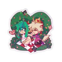 Deku in a Wonderland Star Sticker