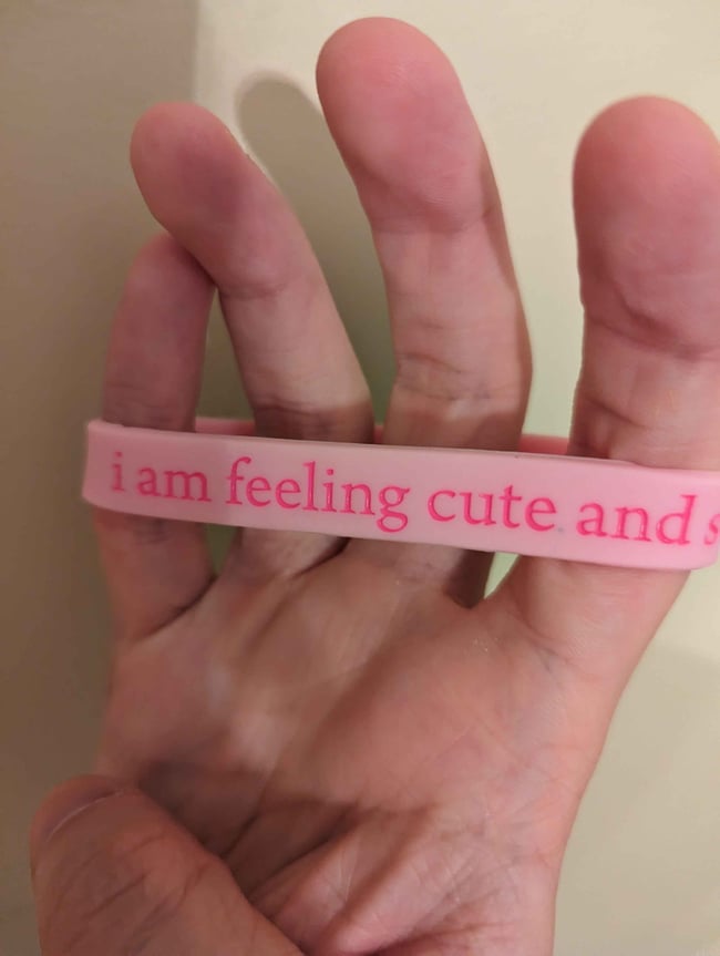 Sweetiebird silicone bracelet