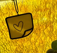 Image 5 of Stained glass good luck charm: post-it note