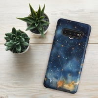 Image 7 of Celestial Constellation Night Sky Stars and Clouds Painting Tough case for Samsung®