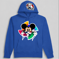 Royal blue Mickey -hoodie 