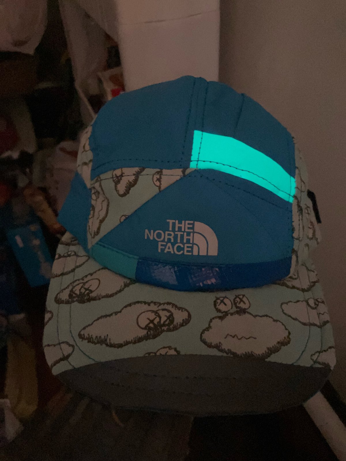 TNF KAWS 3M Glow Upcycled 5-Panel