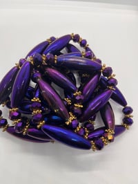 Image 2 of Senegalese Style Waist Beads (Purple Edition ) 