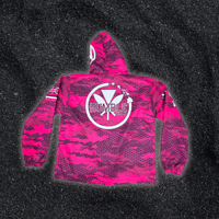 Image 3 of Pink retro camo windbreaker Jacket