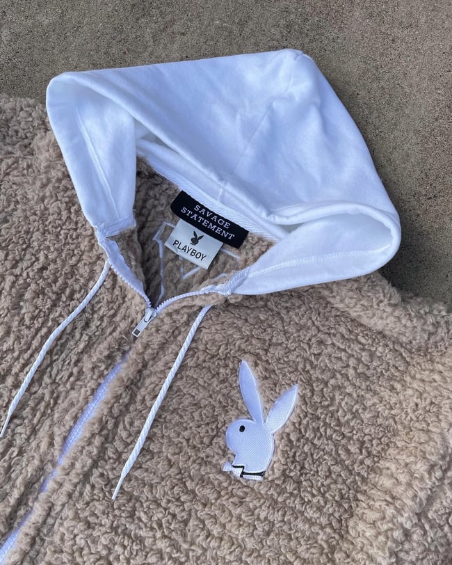 Playboy Blanket Zip Up Hoodie
