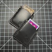 Image 4 of Leather Slips for thick leaves and tarot cards!