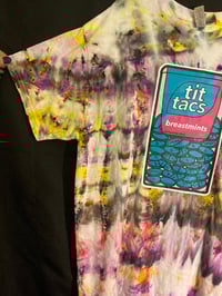 Image 2 of LARGE  Tit-Tacs Tie Dye Shirt