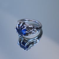 Image 6 of Dhalia Ring (blue) [SZ 6.5]