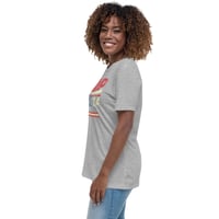 Image 4 of Trump Vance 24 Grunge Stars and Stripes Women's Relaxed T-Shirt