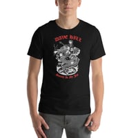 Image 2 of Dave HIll Dragon BMX shirt by artist Bayu Satria IN EXTREME BLACK