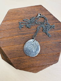 Image 7 of just breathe sterling silver pendant necklace