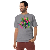 Image 7 of Cannabis skull Men’s premium heavyweight tee