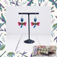 Large Dragonfly Earrings