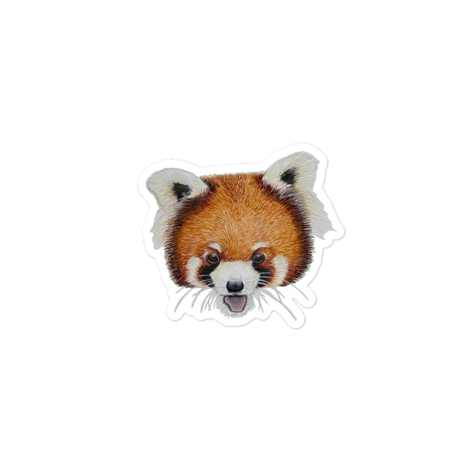 3 Inch Red Panda Sticker