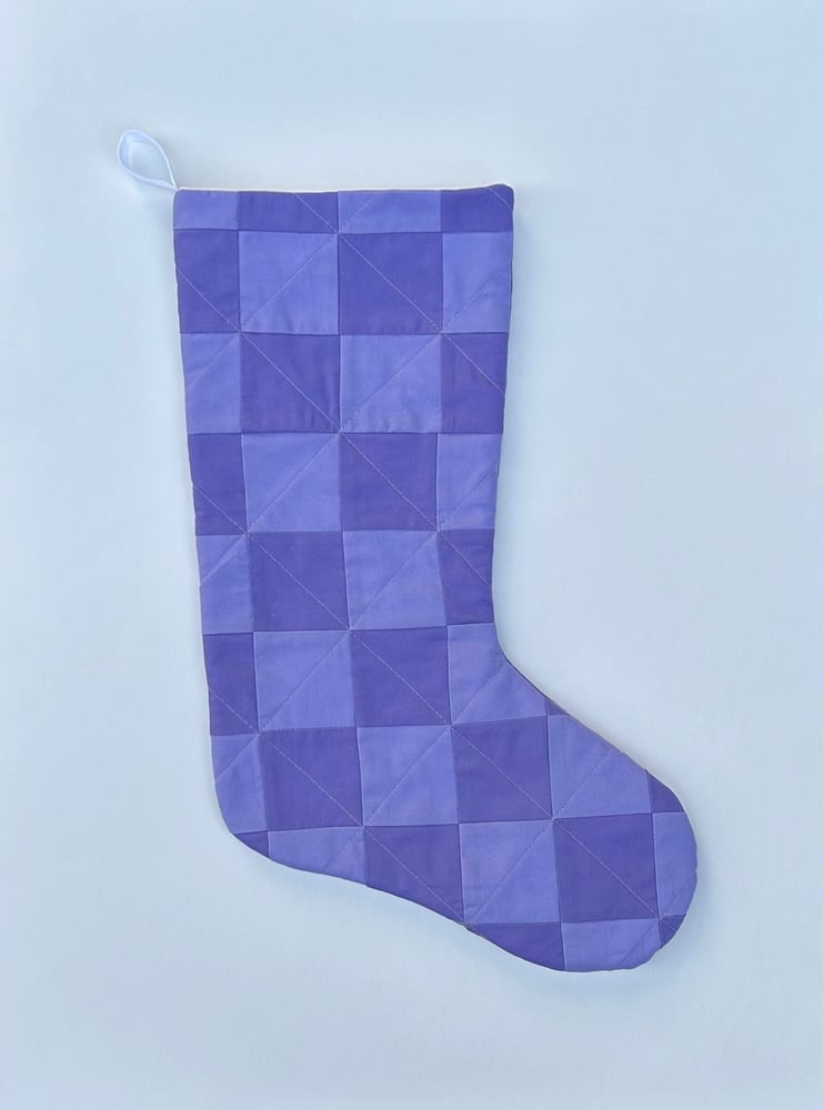 Image of Checkered Quilted Stocking