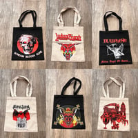 Image 3 of Heavy Metal tote bags