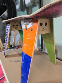 Image 1 of Recycled Skateboard Seat Legs