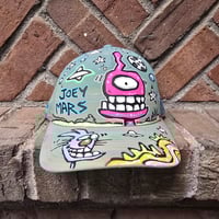 Image 2 of Hand Painted Hat 14 1/1 Curved Brim Hat