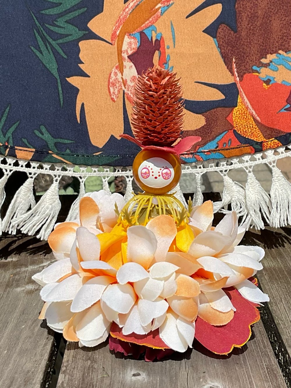 Image of Faux Flower Fae - Sunrise Pinecone