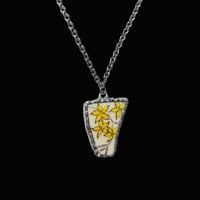 Image 3 of Yellow Flower Porcelain Necklace 