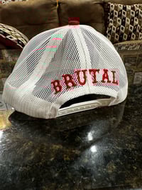 Image 2 of Youth Red&white 81 snap back
