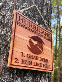 Image 2 of Hurricane Evacuation sign