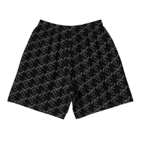 Image 1 of Elis all over logo shorts black