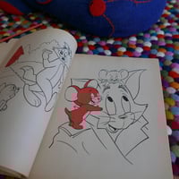 Image 4 of vintage coloring book - TOM & JERRY