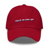 Image 3 of Check On Your Gut -- Dad hat