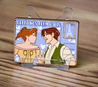 Image 1 of Anastasia postcard pins 