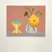 Image of Footed Bowl and Dahlia