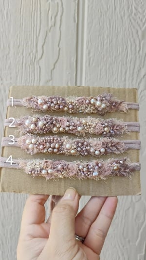 Image of Becky fancy tiebacks Mauves