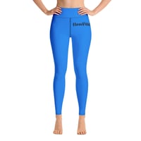 Image 1 of BOSSFITTED Blue Yoga Leggings