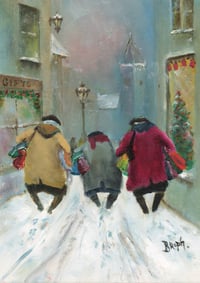 Christmas Cards 3 pack: Uptown Girls (Christmas)